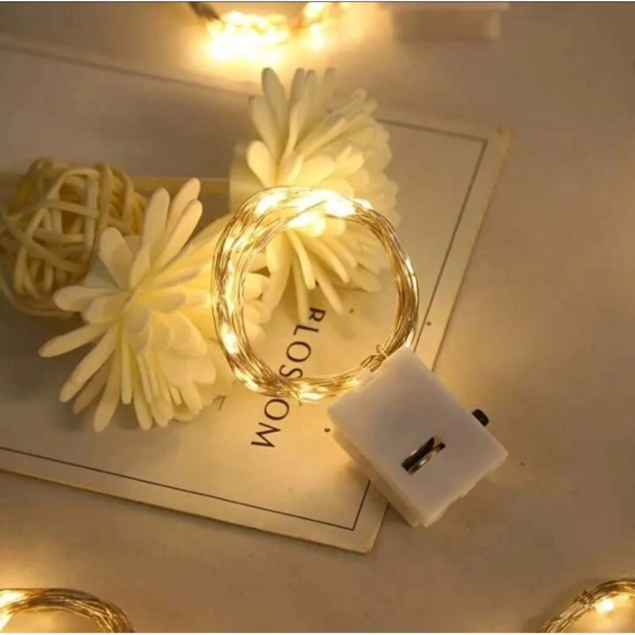 Led Beyaz Işık (2Mt, Pilli, Peri)