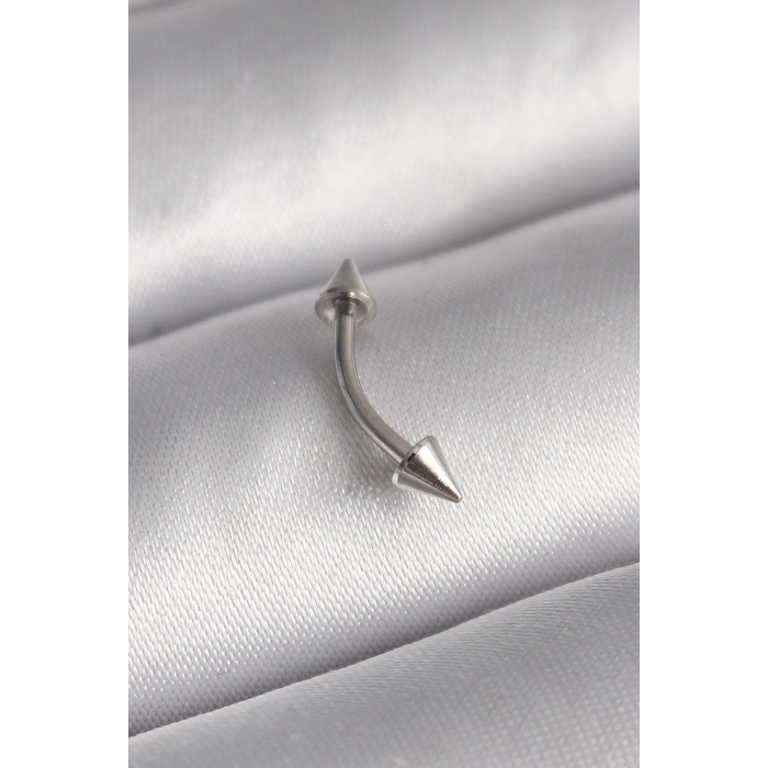 316L Çelik Gümüş Renk Çivi Model Piercing