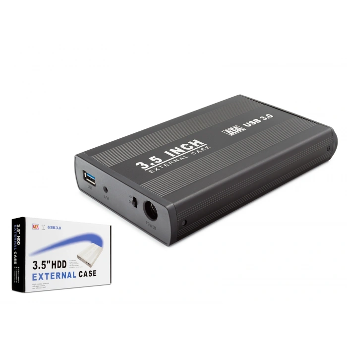 3.5 Inç Sata Hdd Harici Disk Kutusu (USB 3.0 - Siyah HDX1756)