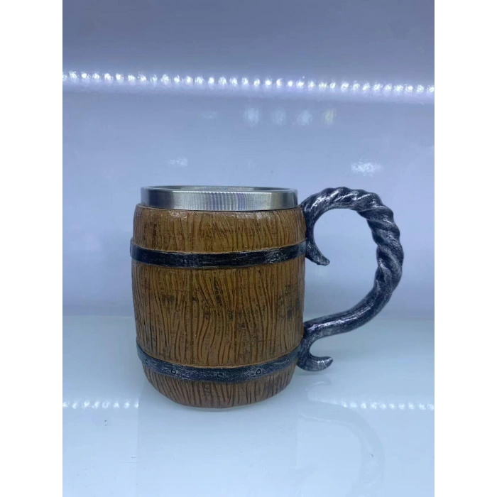 Çelik Kupa Kod (Ahşap Fıçı -1152B)