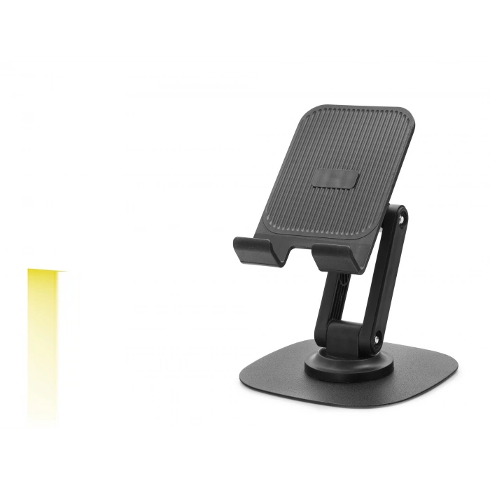 Telefon Standı (Ayarlı, Katlanır, 360 Derece Döner, Siyah-HDX8024)