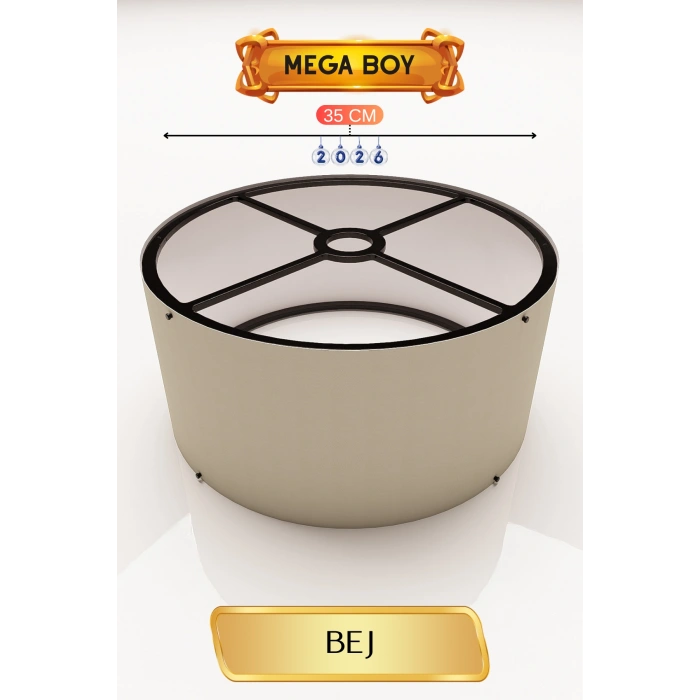 Bej Lambader Başlığı (35cm)