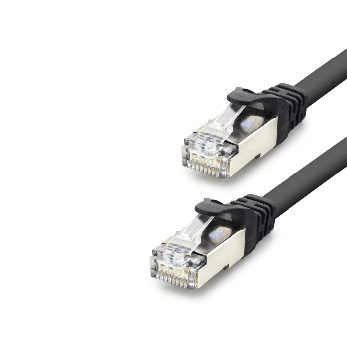 Cat7 Ethernet Patch Kablosu 10 Gbps 600 Mhz 1.5 M - Siyah HDX5091