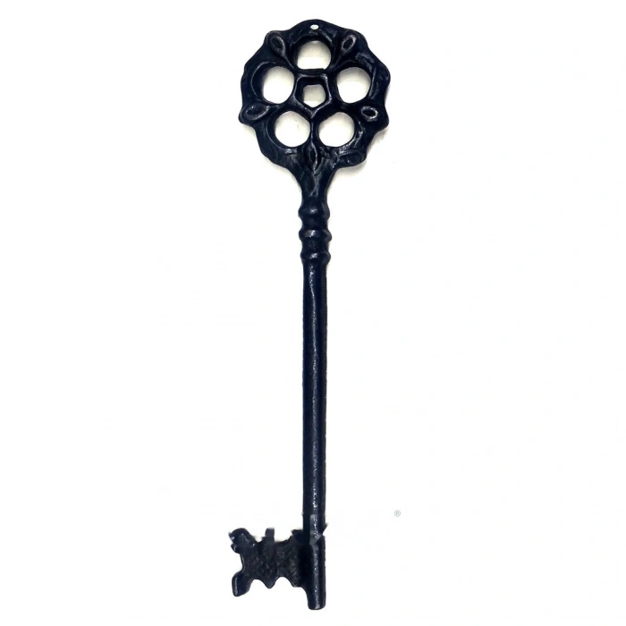 Büyük Boy Süs Anahtarı Çiçek Dekoratif Anahtar 220x56mm
