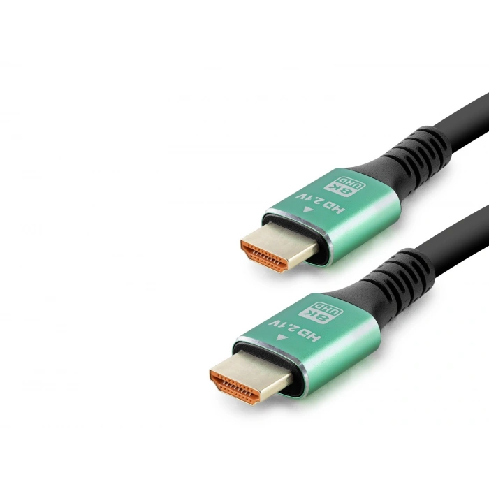 HDMI 2.1 Kablo Fiber Optik 8K Uhd 60 Hz Od 8.0 Mm 3 M (HDX2045 Siyah Yeşil)