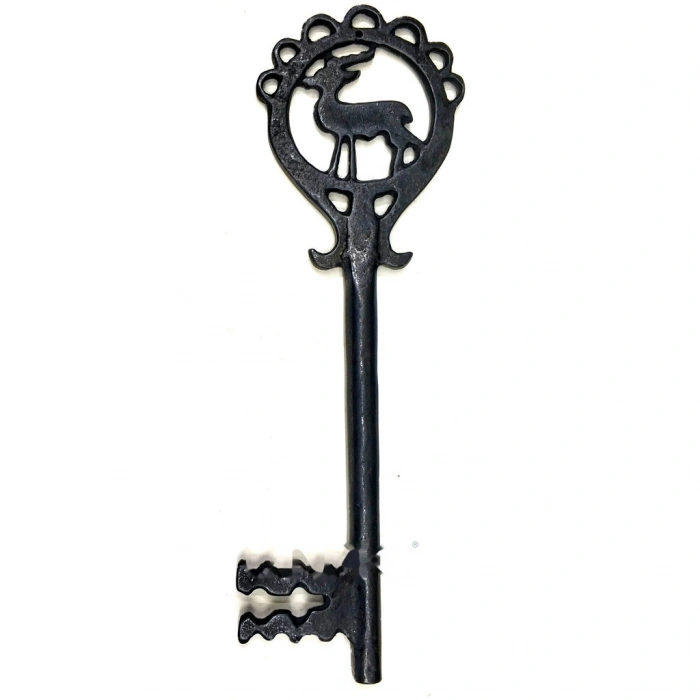 Süs Anahtarı Geyik Figürlü Dekoratif Anahtar 250x80mm