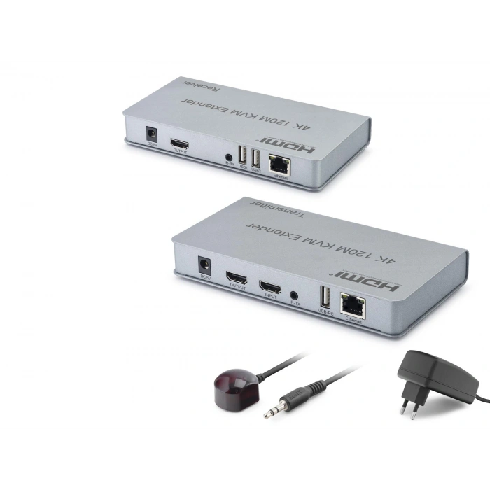 HDMI Kvm Extender 4K (120 Mt Mesafe, Usb Ir, Loop Out, HDX1423)