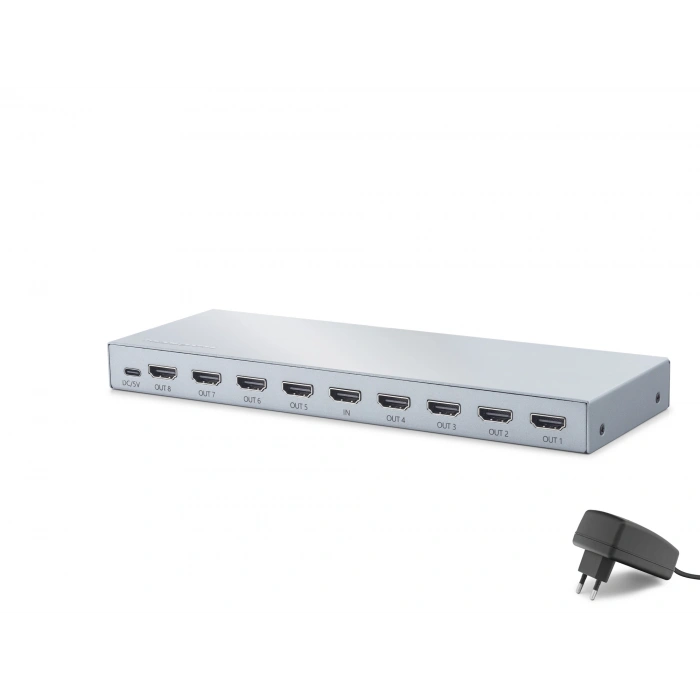 HDMI Splitter 4K 1 In 8 Out (Gri - HDX1430)