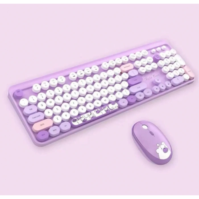 Klavye Mouse Set (Hello Bear Mor)