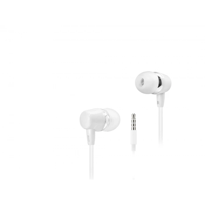 Kablolu Kulak İçi Mikrofonlu Kulaklık (3.5mm, Pc Telefon Uyumlu, Beyaz-DHE7000WT)