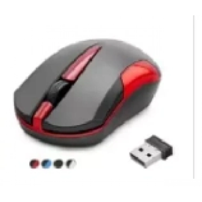 Kablosuz Mouse 2.4 Ghz 1600 Dpi (Kırmızı - HDX3407R)