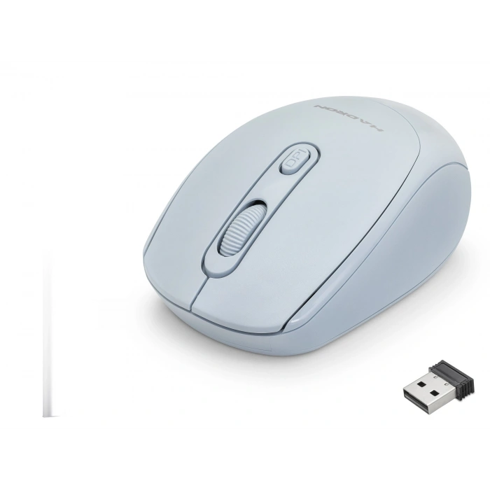 Kablosuz Mouse 800/1600 Dpi - Açık Mavi HDX3406B