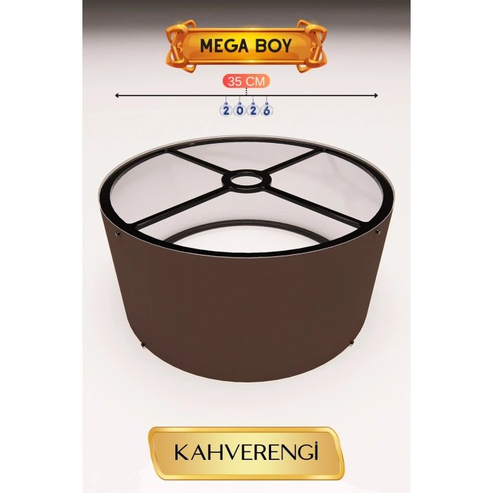 Kahverengi Lambader Başlığı (35cm)