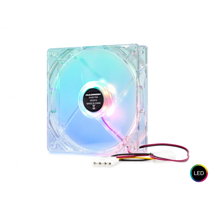 Kasa Fanı Led 120 mm (Şeffaf - HDX1502)