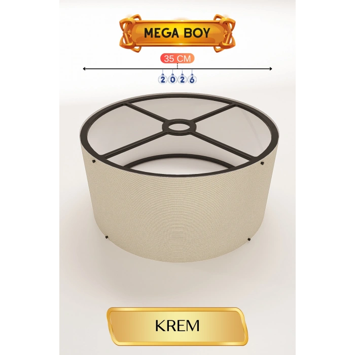 Krem Lambader Başlığı (35cm)