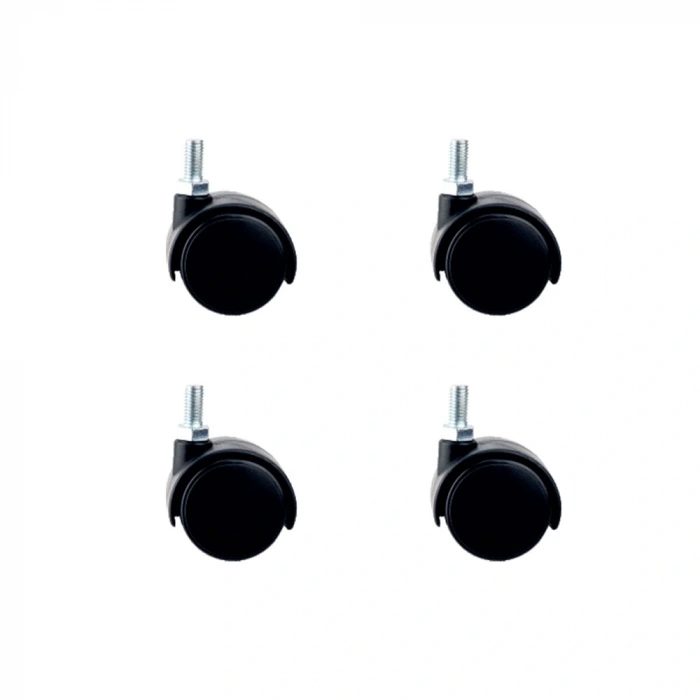 Küçük Plastik Vidalı Teker - 40 MM HKS102 - 4 Adet