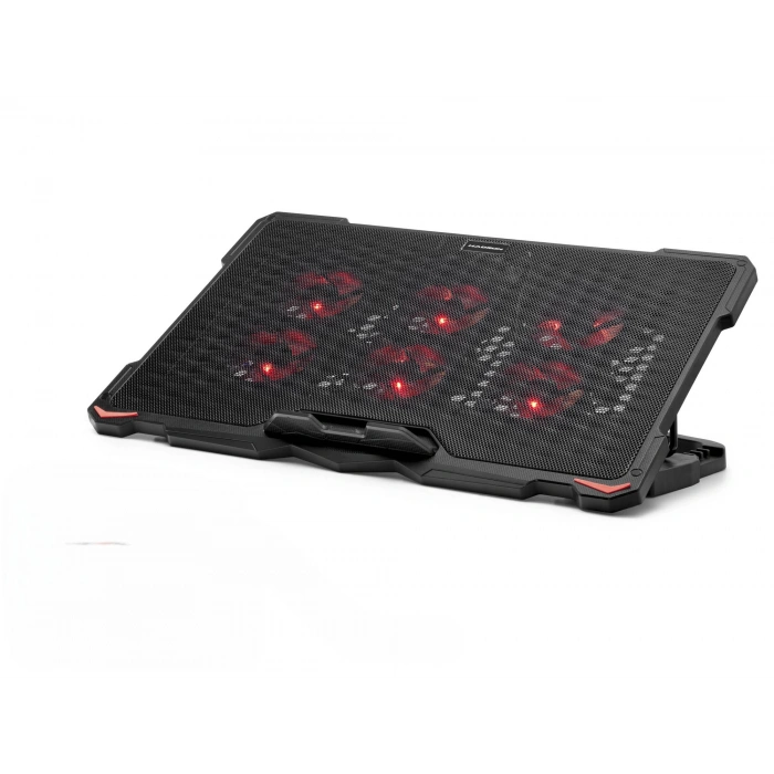 Laptop Soğutucu (6 Fanlı, Ledli, Siyah - HDX4255)