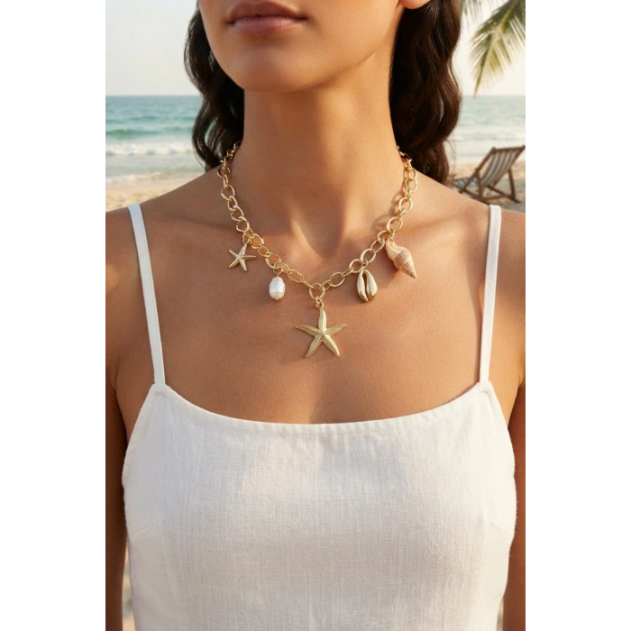 Maris Deniz Yıldızı Charm Kolye