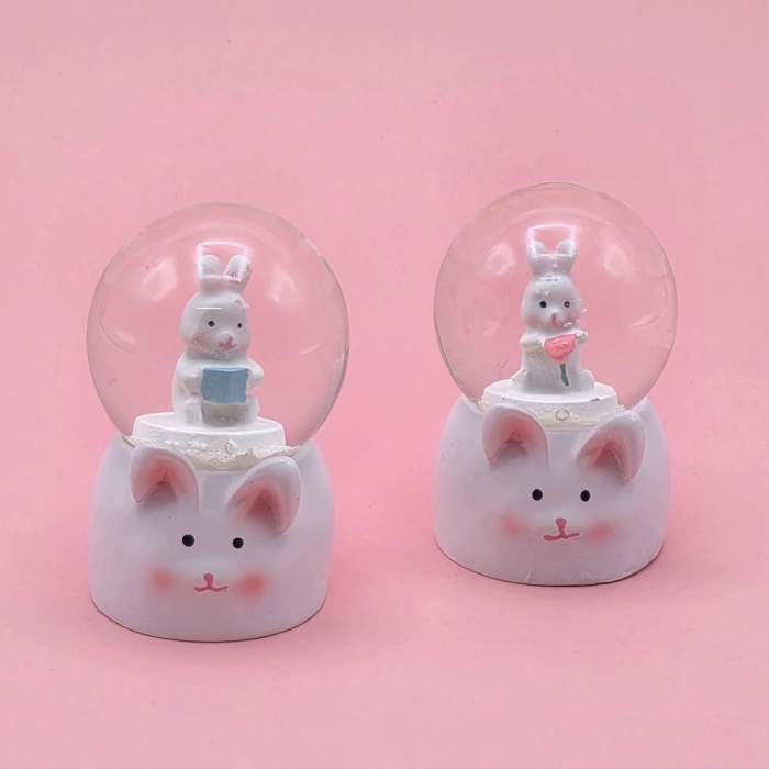 Mini Boy Tavşan Tasarımlı Kar Küresi