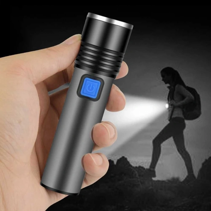 Mini Profesyonel Şarjlı LED El Feneri (WT-015)