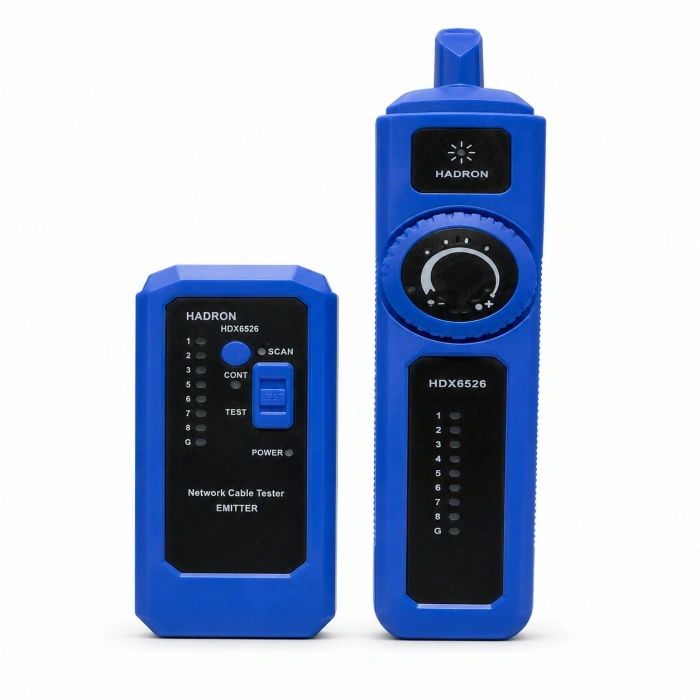 Network Kablo Bulucu - Test Cihazı (Rj11, Rj45, Mavi - HDX6526)