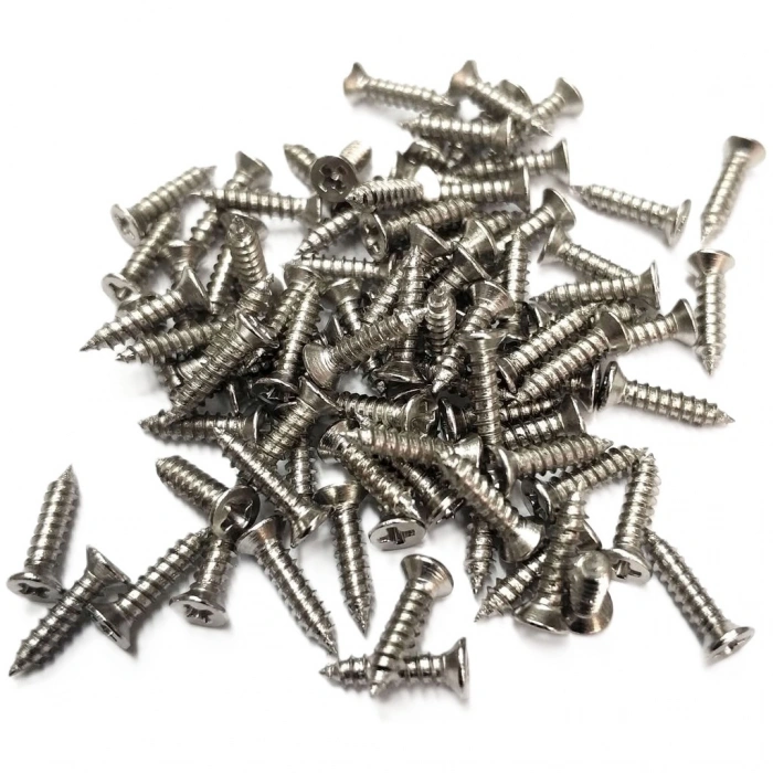 Klips Vidası 2,2x9,5 mm YHB (Gri 1000 Adet, Konik Başlı)