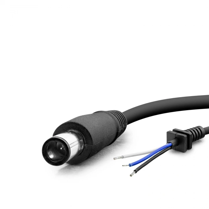 Notebook Adaptör Kablosu 3Tel (7.4*5.0 Hp/Compaq 120W-150W 1.2Mt Siyah HDX5564)