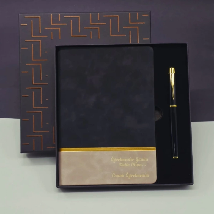 Öğretmenler Günü Hediyesi - Defter - Kalem Seti