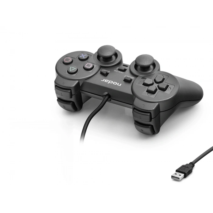 Pc Uyumlu Kablolu Usb Gamepad Oyun Kolu (Siyah ND401)