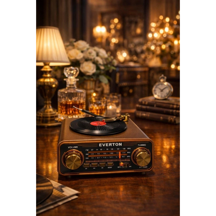 Plak Görünümlü Nostaljik Radyo (RT-604)