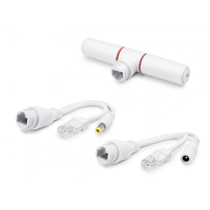 Rj45 Veri + Güç Birleştirici Adaptör (Poe Combiner Mux 2 In 1,Beyaz - HDX5550)