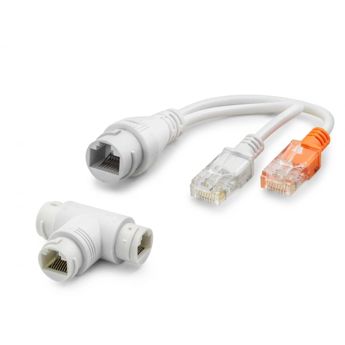 Poe Splitter - T Tipi Su Geçirmez Rj45 Veri + Güç Ayırıcı (ND2451)