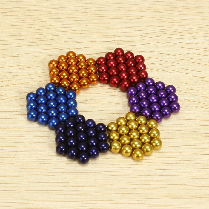 Renkli 216 Adet Mıknatıslı Neocube (5mm, Neodyum)