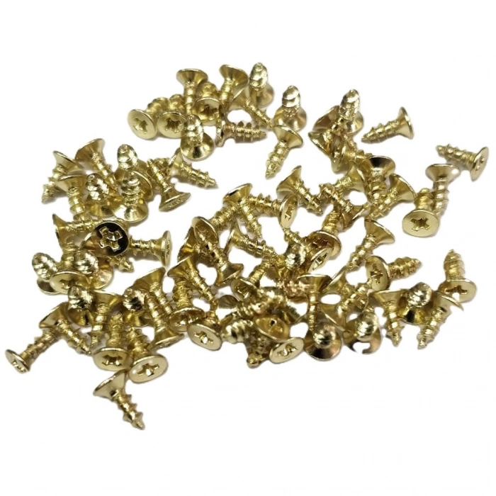 Klips Vidası 2,3x6 mm YHB (Sarı 1000 Adet, Konik Başlı)