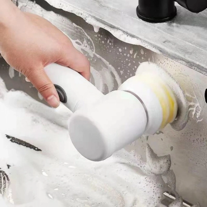 Otomatik Temizleme Fırçası (Şarjlı, 5 Başlıklı)