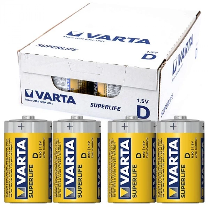 Superlife Çinko Büyük D Boy Pil 24lü Paket