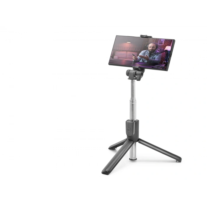 Telefon Tripodu Ve Selfie Çubuğu Seti (Bluetooth 5.0 Kumandalı, 67 cm - Siyah ND1039)