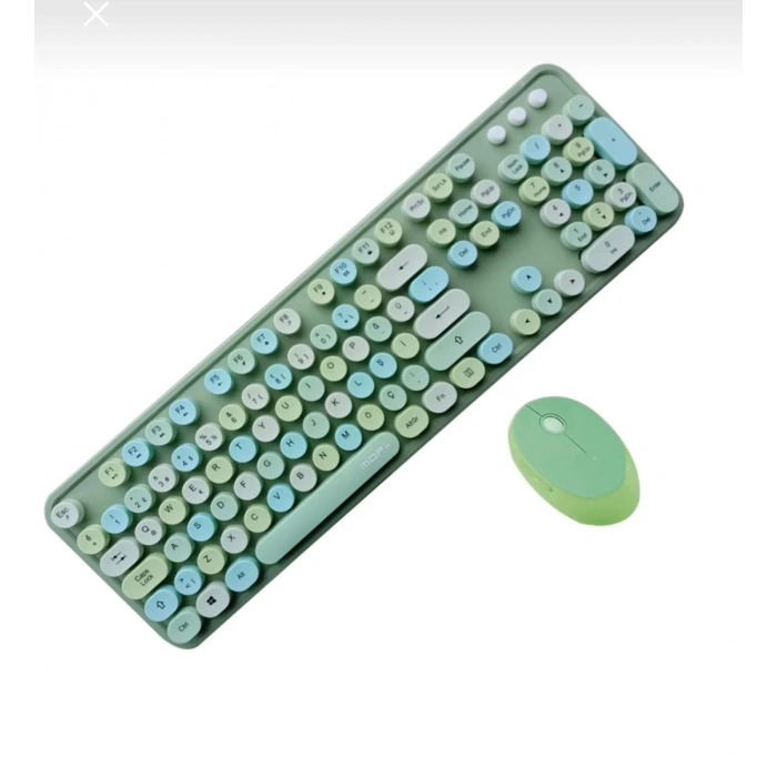Tr Mofii Sweet Yeşil Klavye Mause Set