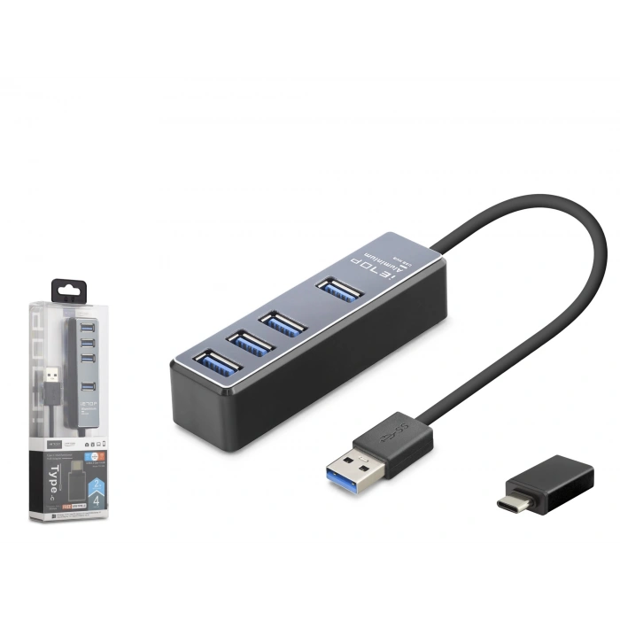 USB Type-c 3.1 Gen1 Hub (4 Port, 5 Gbps, TU309)