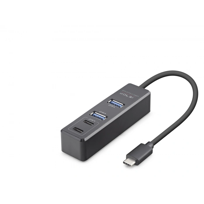 Type-c 3.2 Gen2 Hub (4 Port, 10 Gbps, Siyah-TU1009)