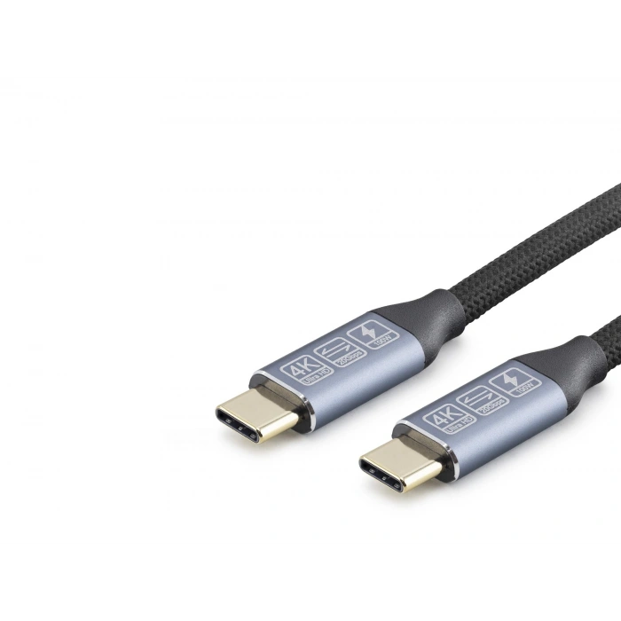 Type-C Şarj Ve Data Kablosu 0.5 Mt (Usb 3.2, Gen2, 20 Gbps, 100W, 4K, 60Hz,  Siyah - HDX7880)