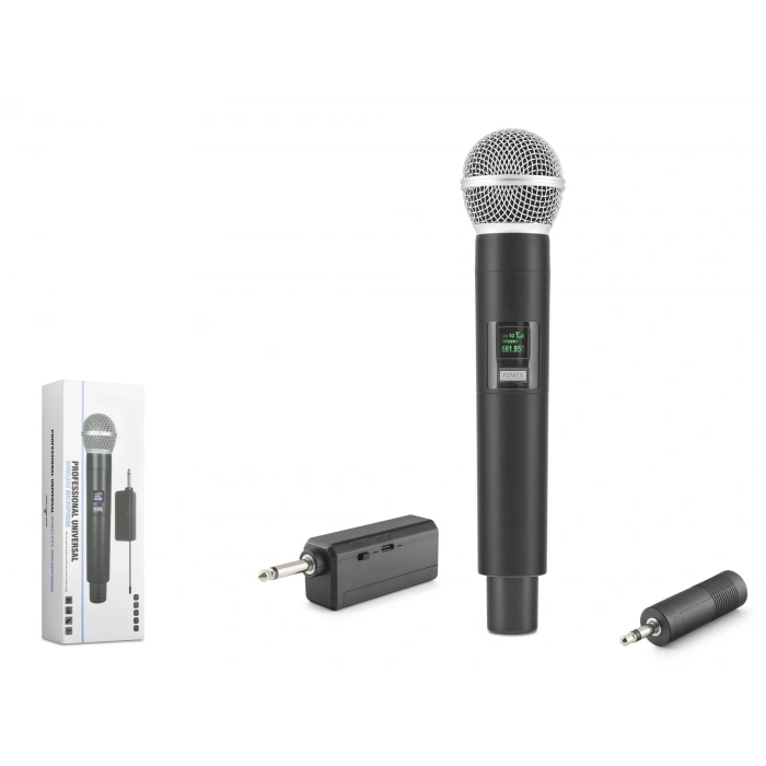 Uhf Kablosuz Mikrofon 6.35mm (Siyah-HDX2801)