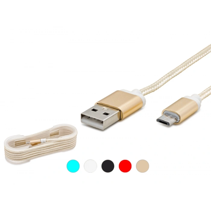 Usb Micro To Usb Şarj Ve Data Kablosu Ps4 Gamepad Uyumlu Hasır 1.5 M HD4338