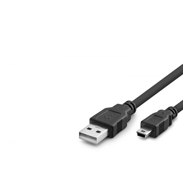 USB Mini V3/5Pin To Usb Kablo 50 cm (Siyah - HDX7524)