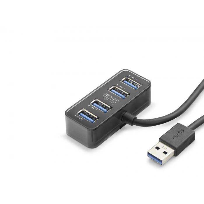 4 Port 5 Gbps Usb Type-c 3.1 Gen1 Hub  (Siyah - HDX7055)