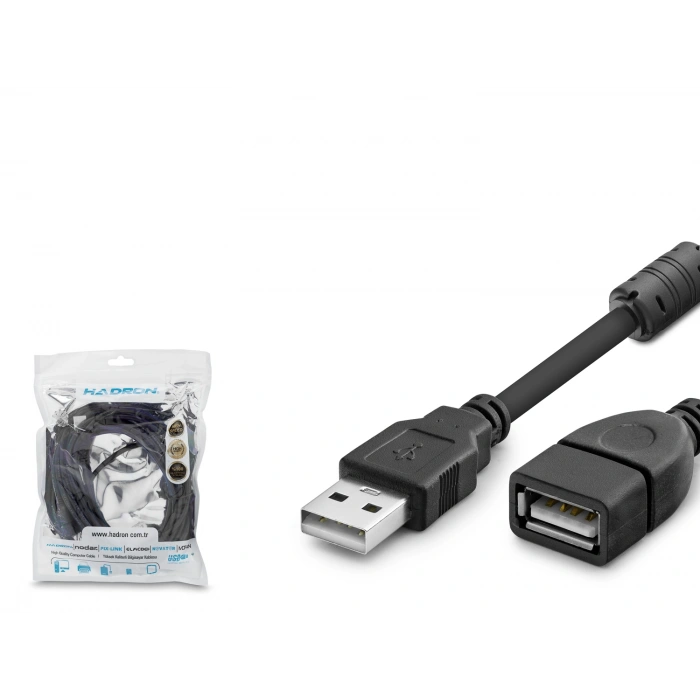 USB Uzatma Kablosu 5 M (HDX7521Si̇yah)