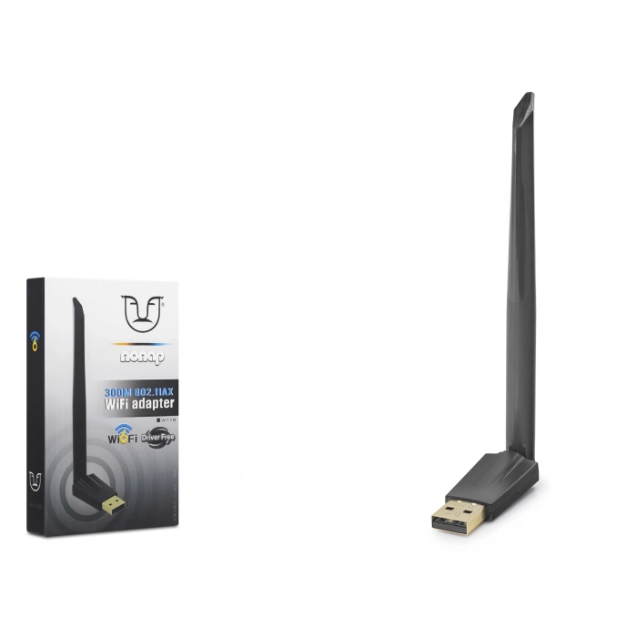 Usb Wifi Adaptör 300 Mbps Wifi 6 Dahua Dvr Uyumlu (W118)