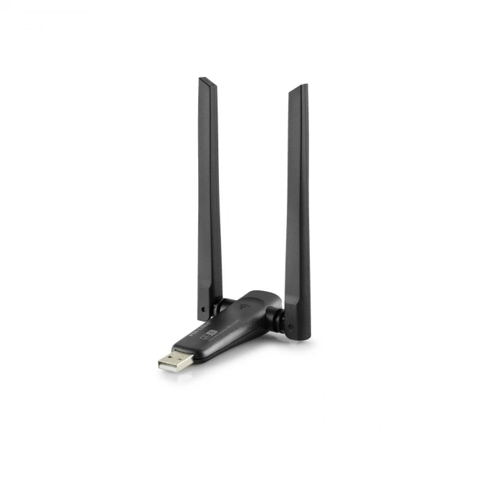USB Wifi Adaptör Ac650 2.4Ghz&5Ghz Rtl8811Cu Wifi5 (Siyah,UAC23D)