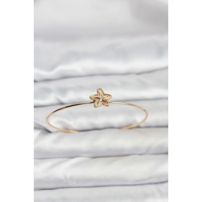 Yıldız Model Gold Renk Bileklik