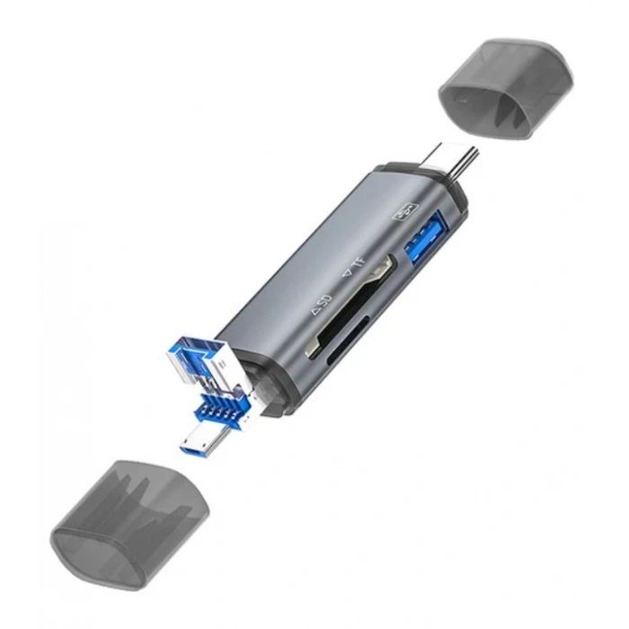 ZR286 Ads307 3 In 1 Type-C Card Reader
